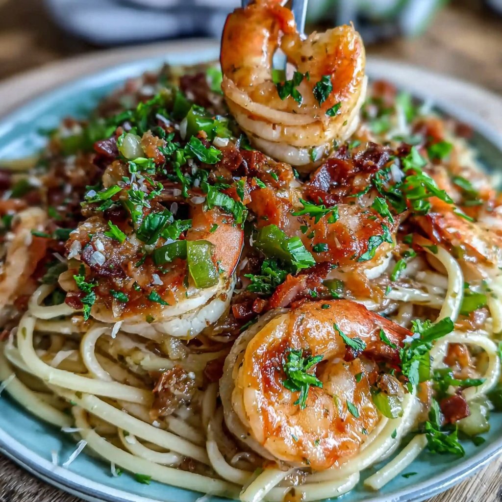 Shrimp Pasta With Creamy Cajun Sauce