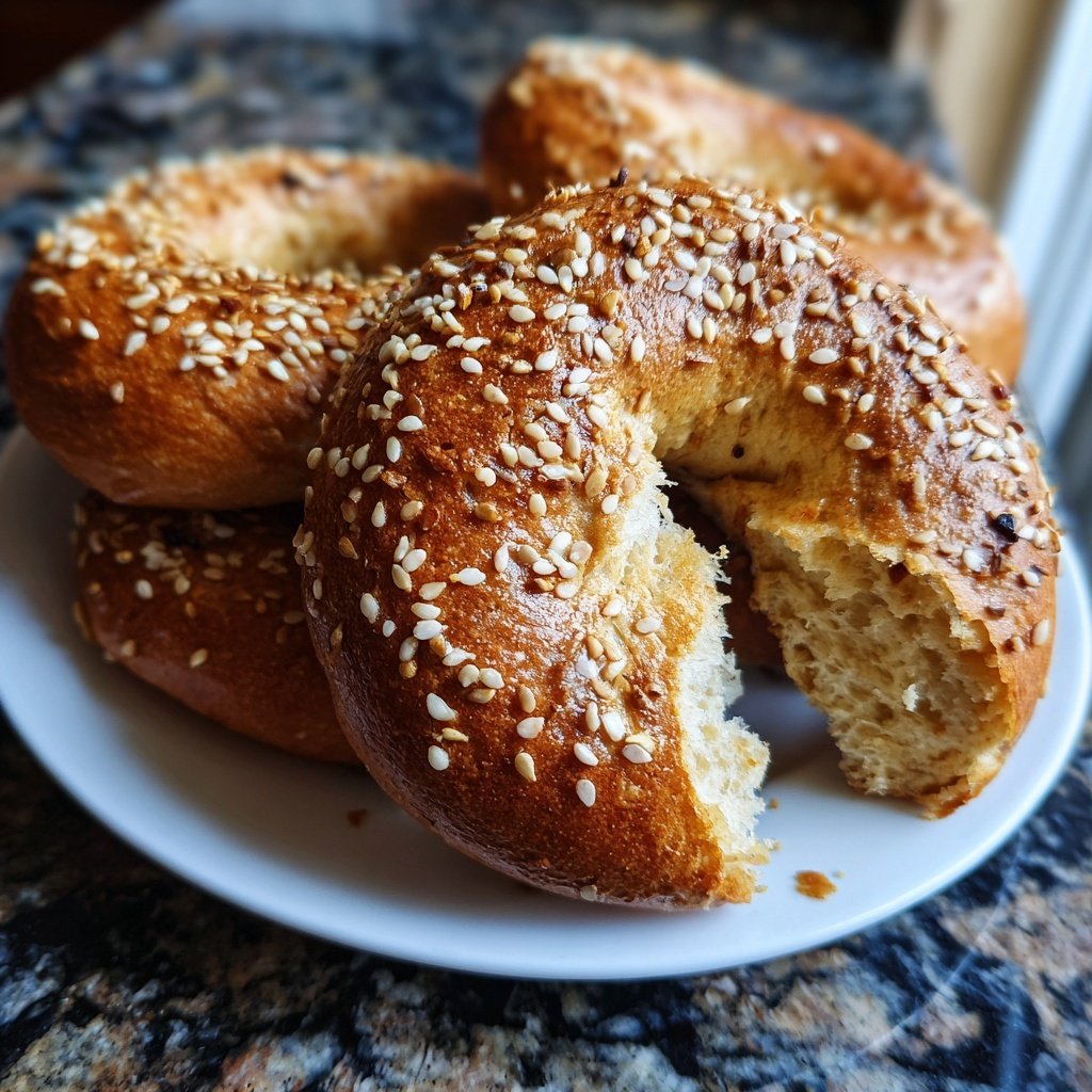Protein Bagels With Almond Flour