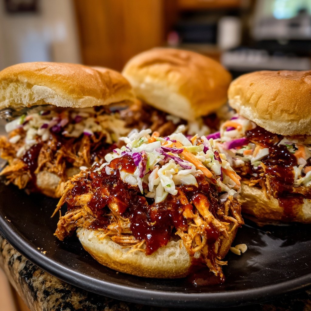 Easy BBQ Jackfruit Sliders