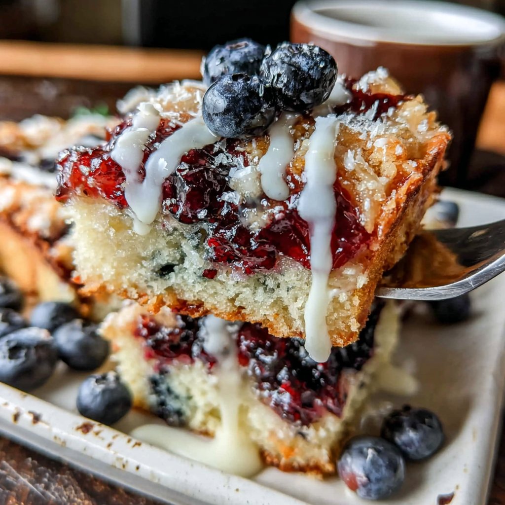 Blueberry Lemon Breakfast Squares