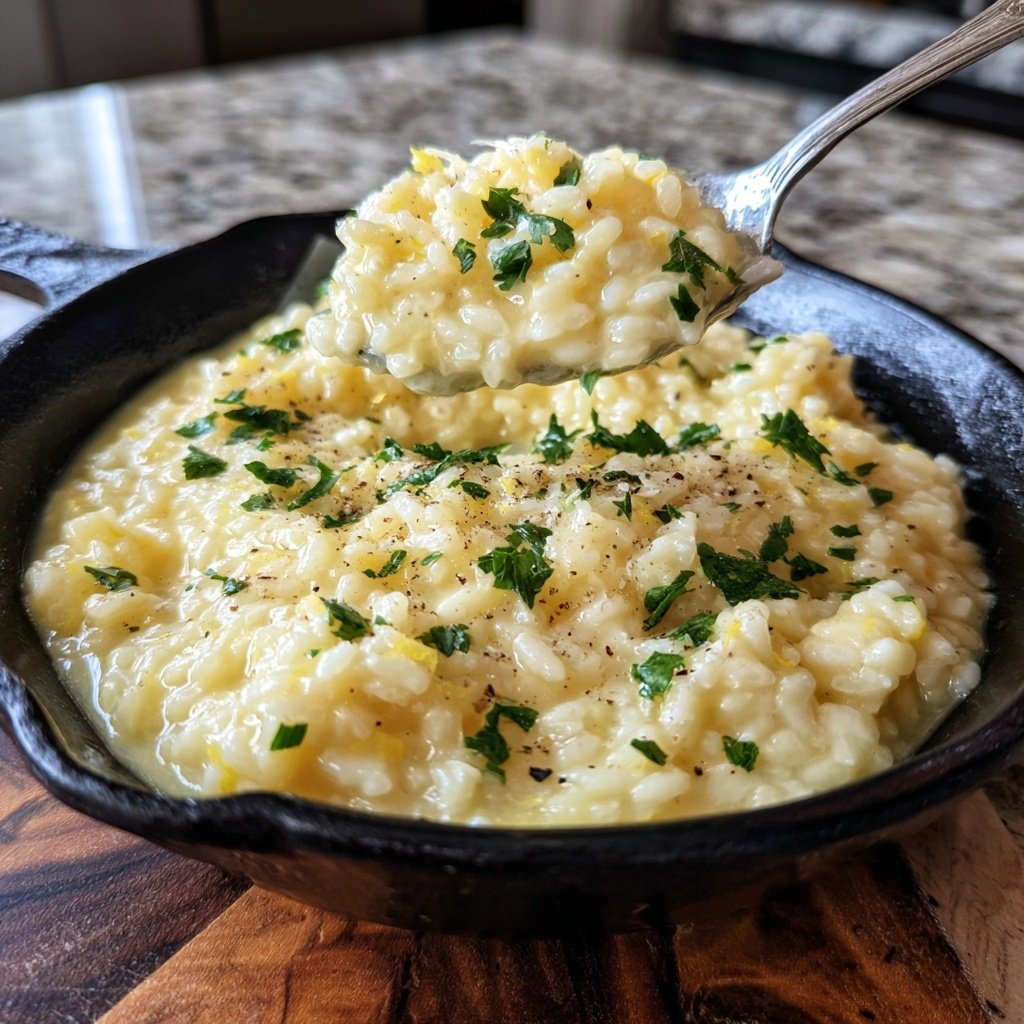 Romantic Creamy Lemon Risotto