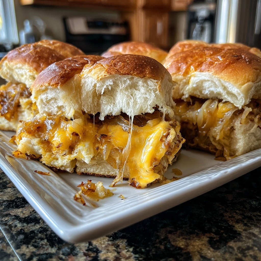 Caramelized Onion Sliders