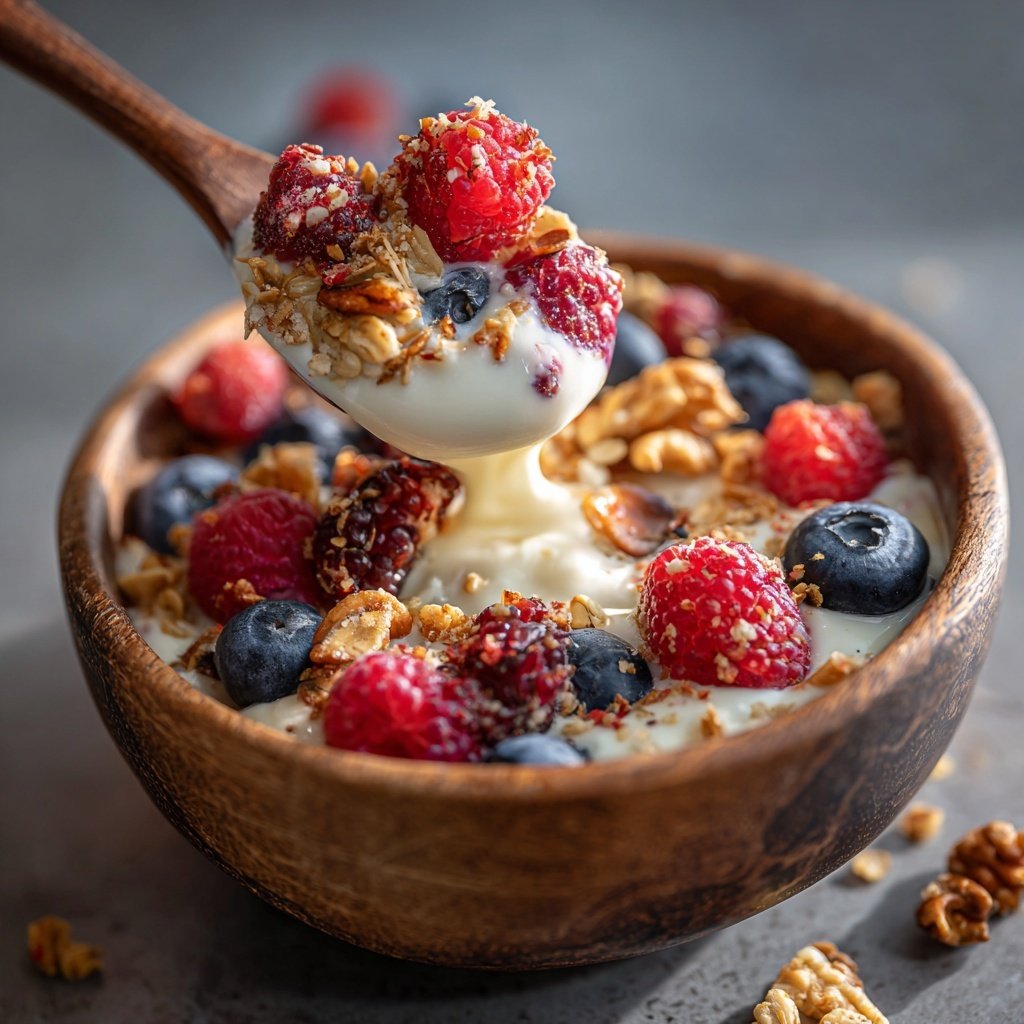 Healthy Protein Yogurt Snack Bowl
