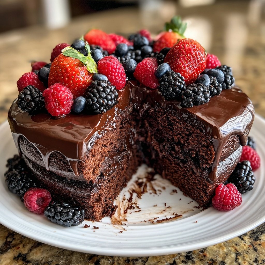 Chocolate Cake Made From Scratch