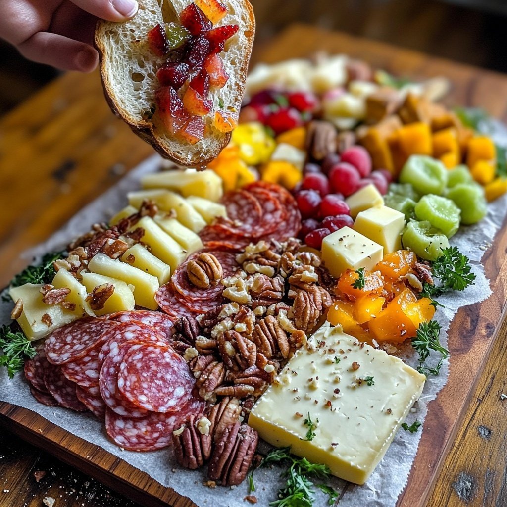 Super Bowl Charcuterie Board
