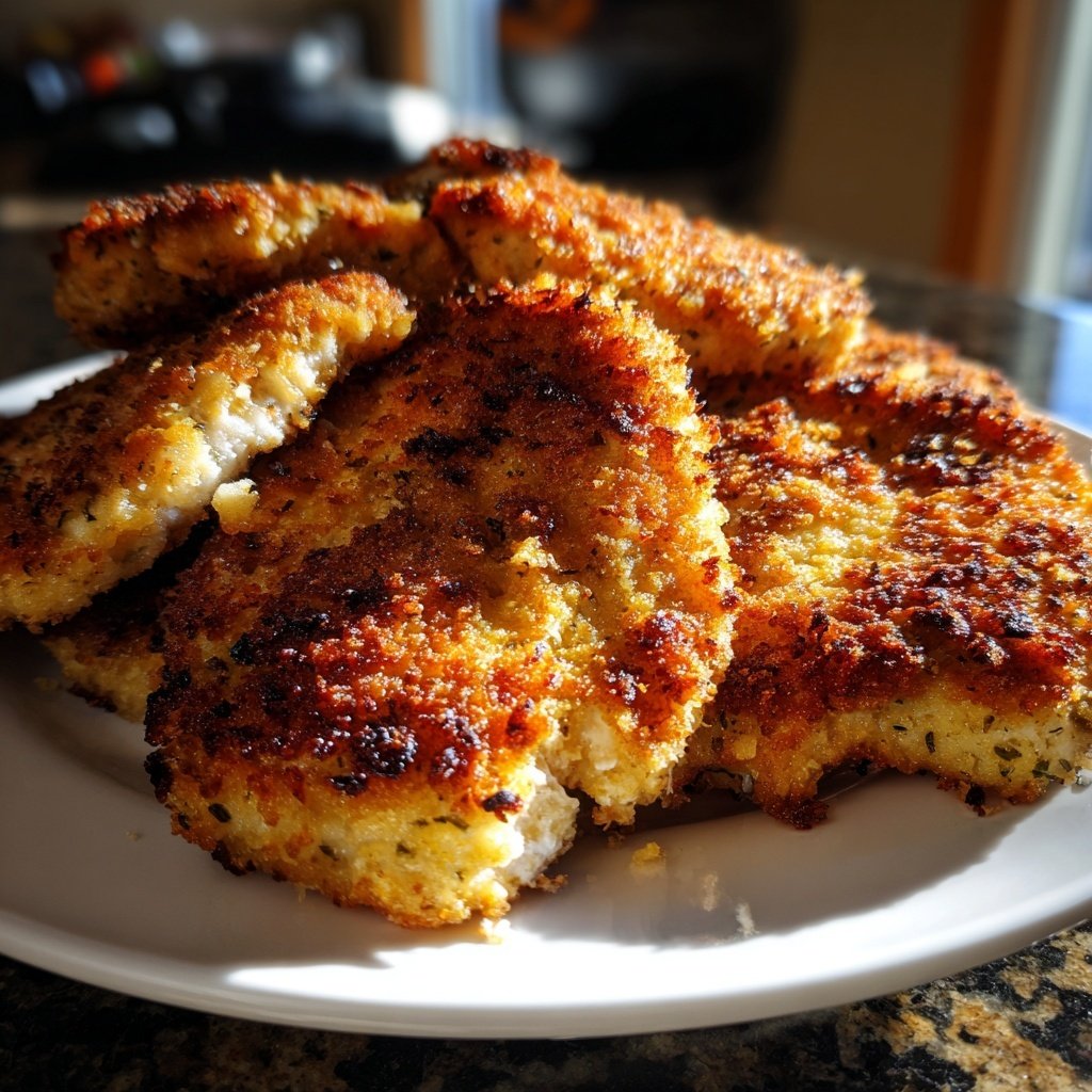 Crispy Parmesan Chicken Cutlets