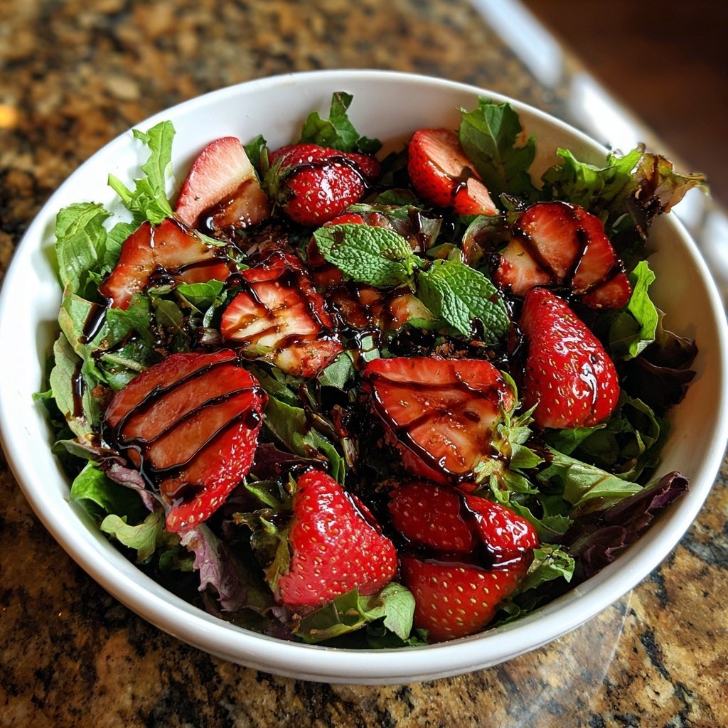 Strawberry Balsamic Salad