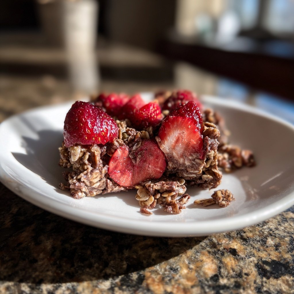 Valentines Snacks Strawberry Chocolate Crunch