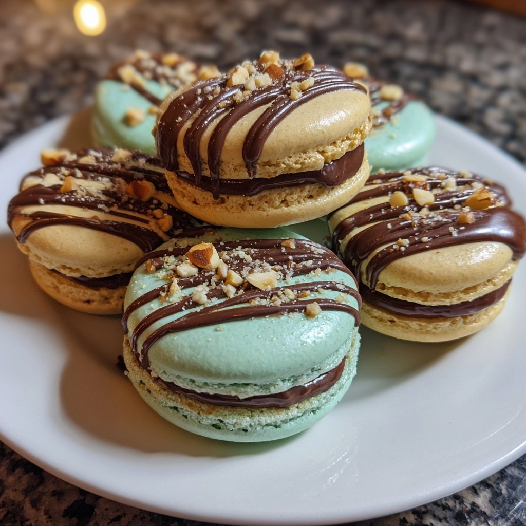 Macarons with Chocolate Ganache