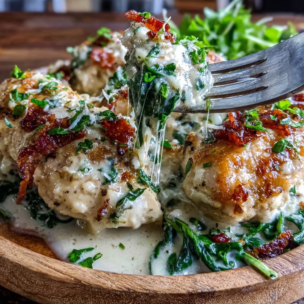 Creamy Lemon Garlic Chicken With Spinach