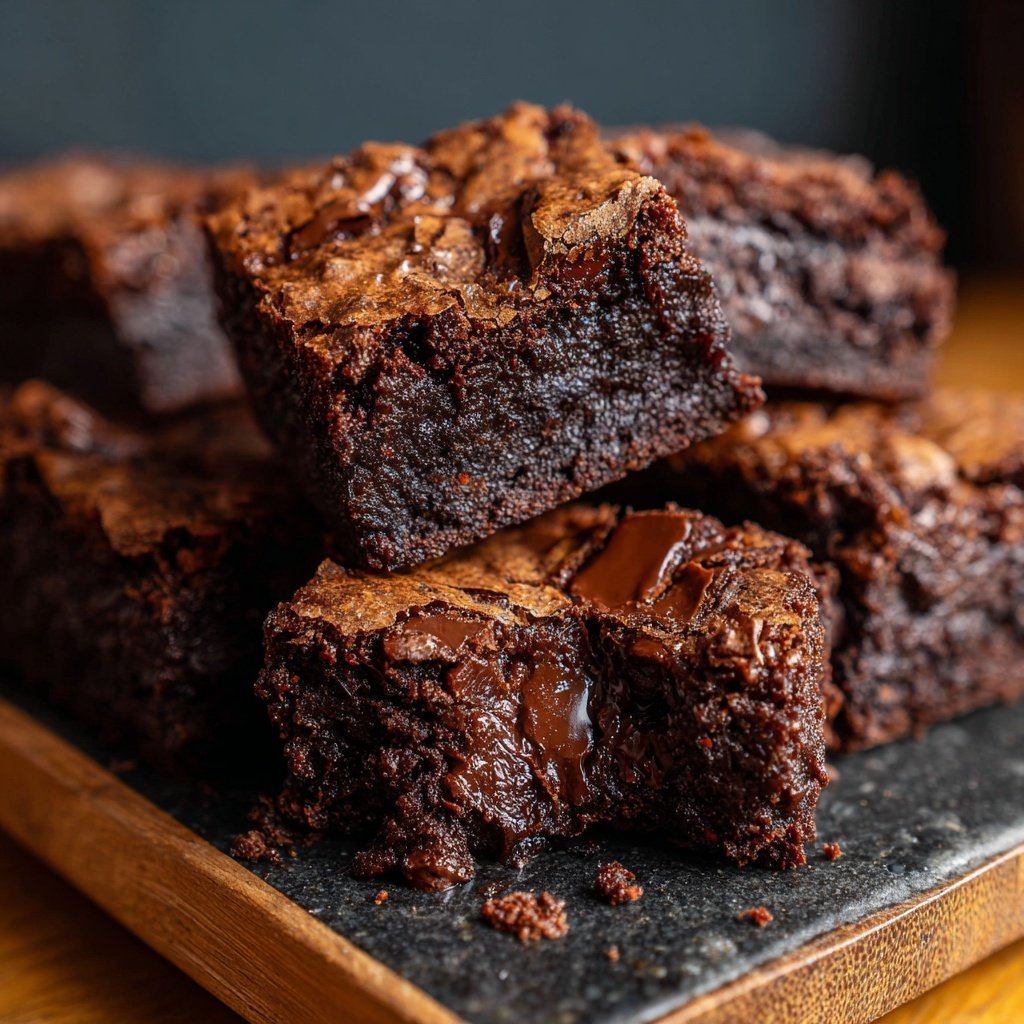 Chewy Brownies With Sourdough Discard